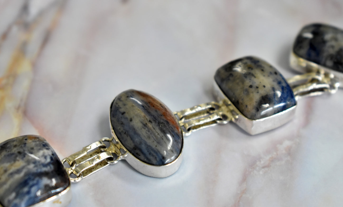stones-of-transformation - Orange Sodalite Bracelet - Stones of Transformation -