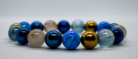 Crystal Current Trident Bracelet