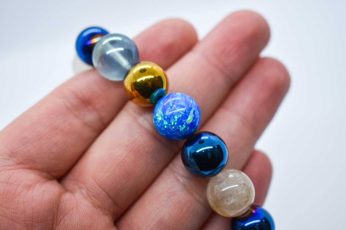 Crystal Current Trident Bracelet