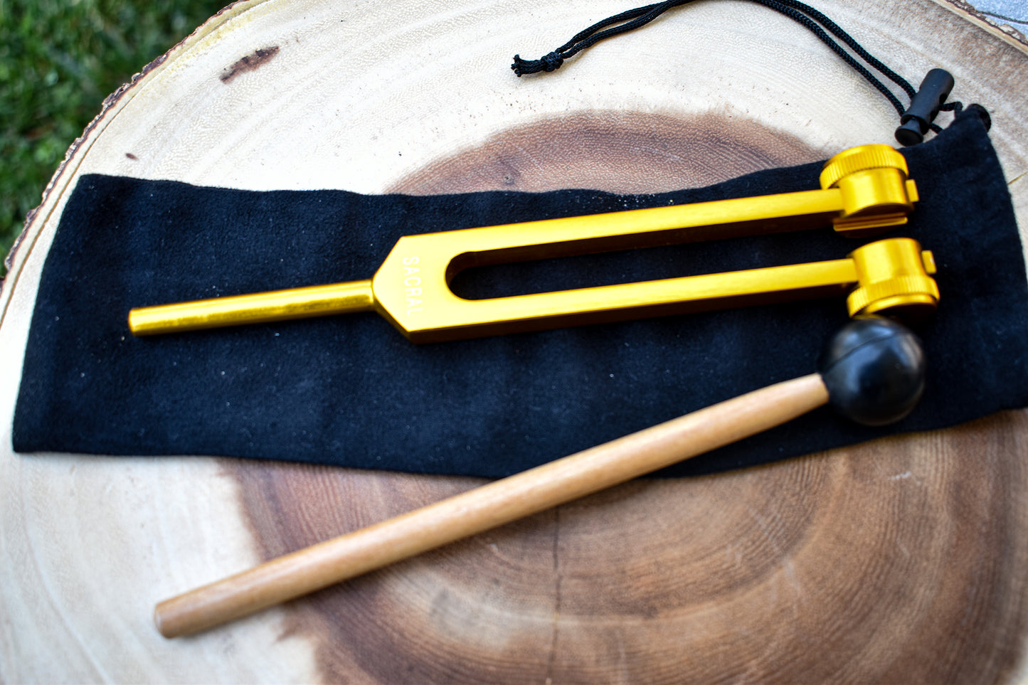 Yellow Weighted Tuning Fork (Solar Plexus Chakra)