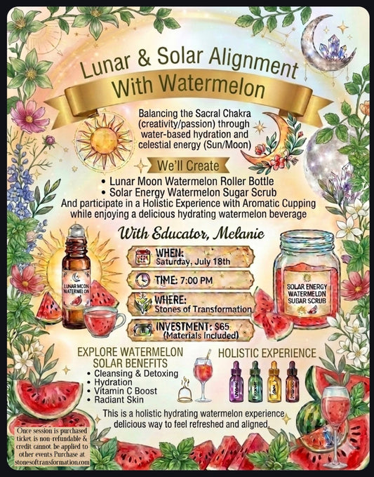 Lunar & Solar Alignment with Watermelon 7/18/26