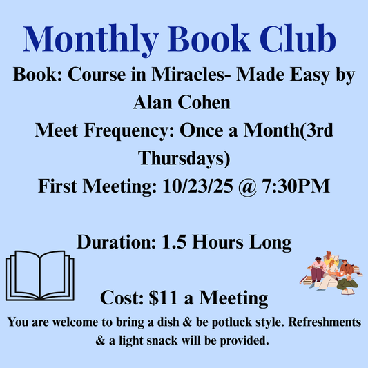 Monthly Book Club (10/23/25)