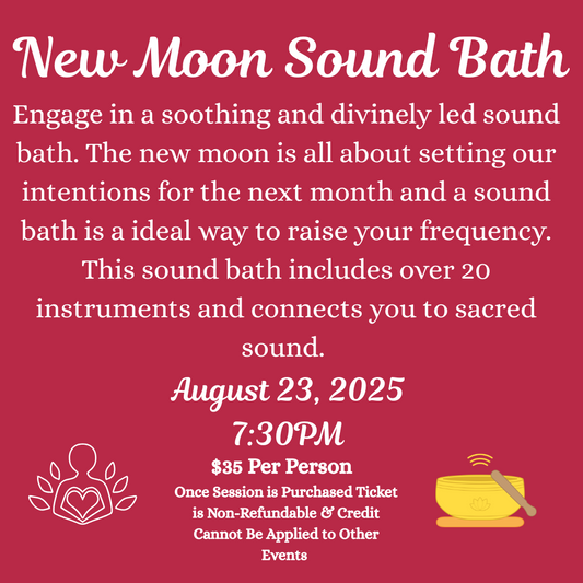 New Moon Sound Bath 8/23/25