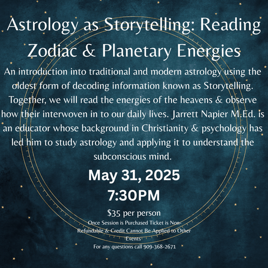 Astrology as Storytelling: Reading Zodiac & Planetary Energies 5/31/25