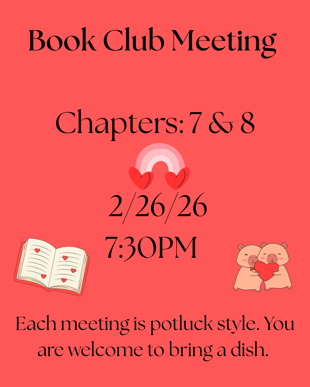 Book Club Meeting 2/26/26