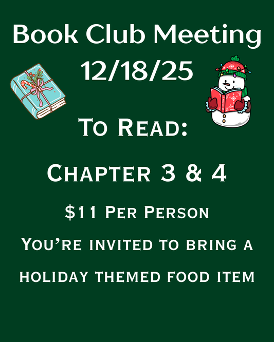 Book Club Meeting #3