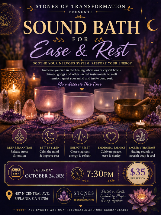 Sound Bath for Ease & Rest (10/24/26)