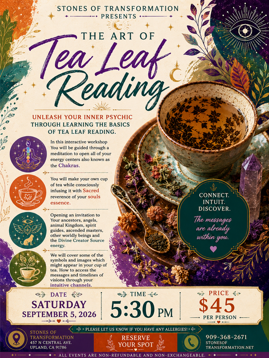 The Art of Tea Leaf Reading 9/5/2026