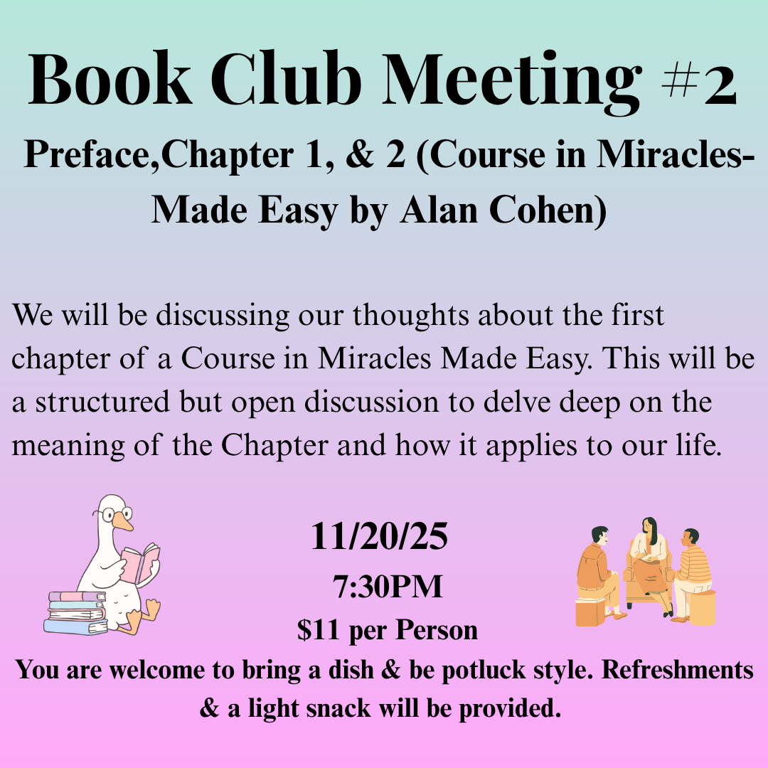 Book Club Meeting #2 (11/20)