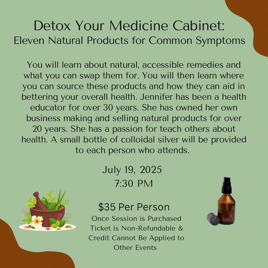 Detox Your Medicine Cabinet 7/19/25