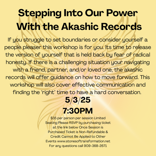 Stepping Into Our Power w/ the Akashic Records 5/3/25