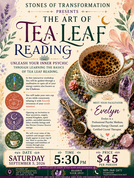 The Art of Tea Leaf Reading 9/5/2026