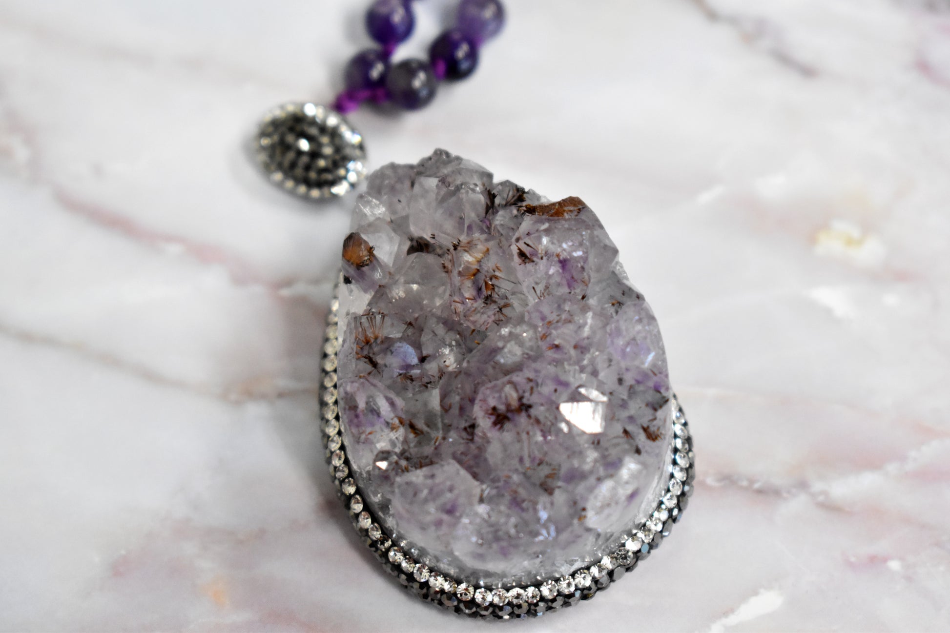 stones-of-transformation - Amethyst Necklace - Stones of Transformation - 