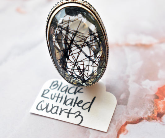 stones-of-transformation - Black Rutilated Quartz (Size 7.5) - Stones of Transformation - 