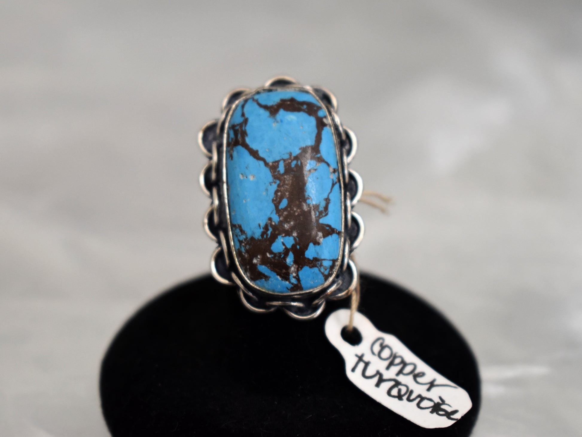 stones-of-transformation - Blue Copper Turquoise (Ring 6) - Stones of Transformation - 