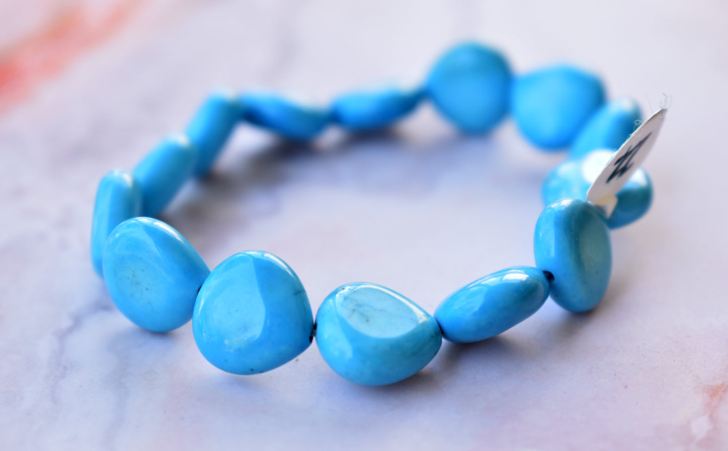 stones-of-transformation - Blue Howlite Bracelet - Stones of Transformation - 