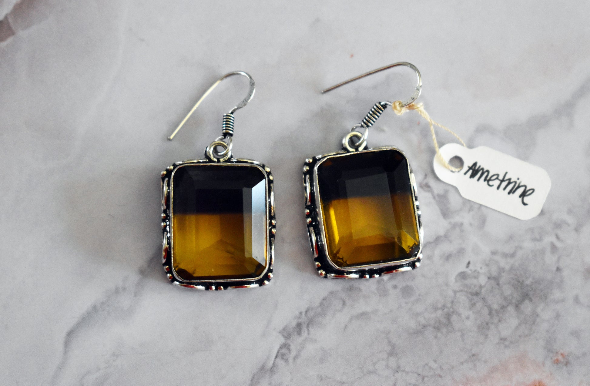 stones-of-transformation - Ametrine Earrings - Stones of Transformation - 