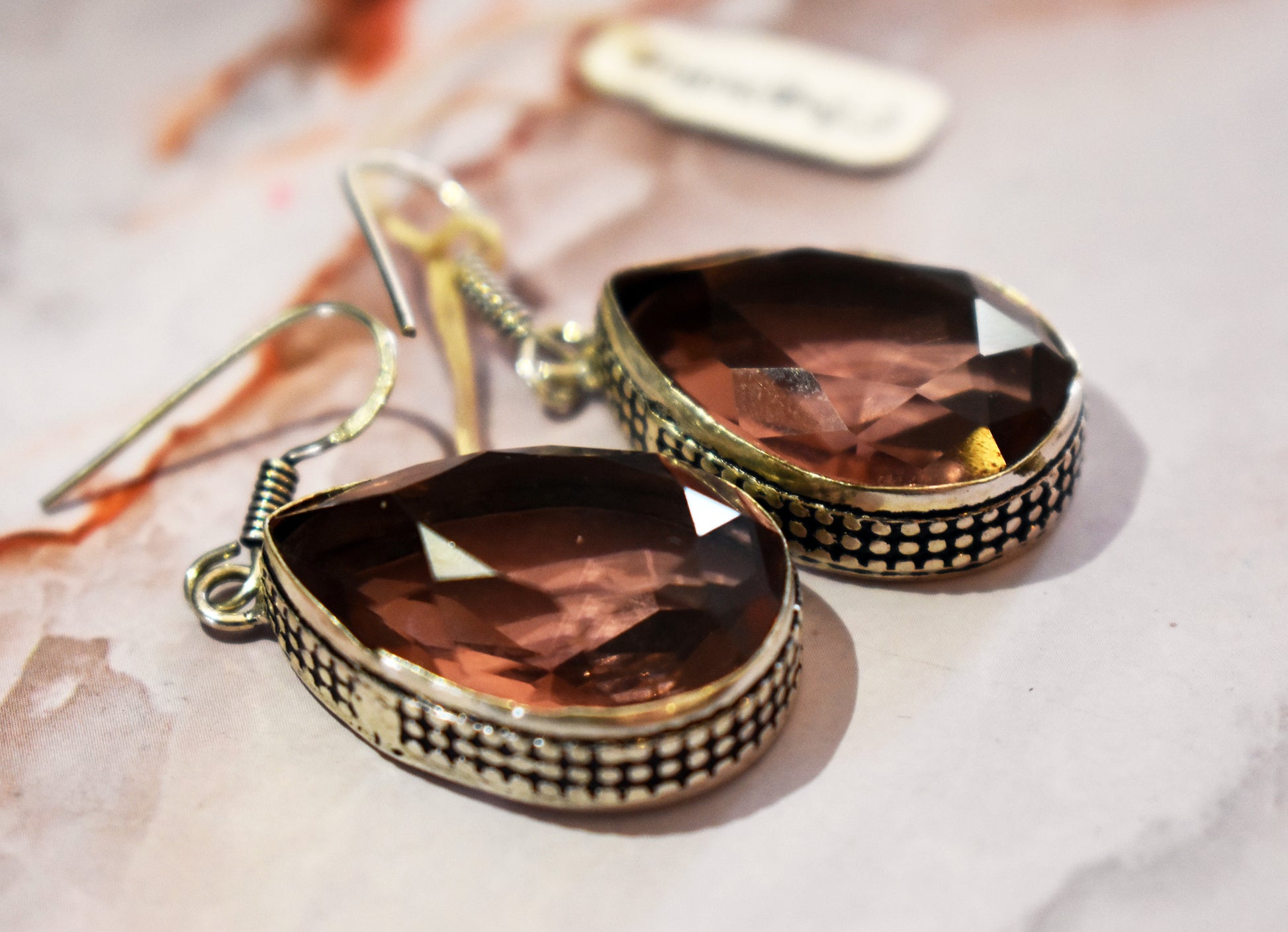 stones-of-transformation - Amethyst Teardrop Earrings - Stones of Transformation - 