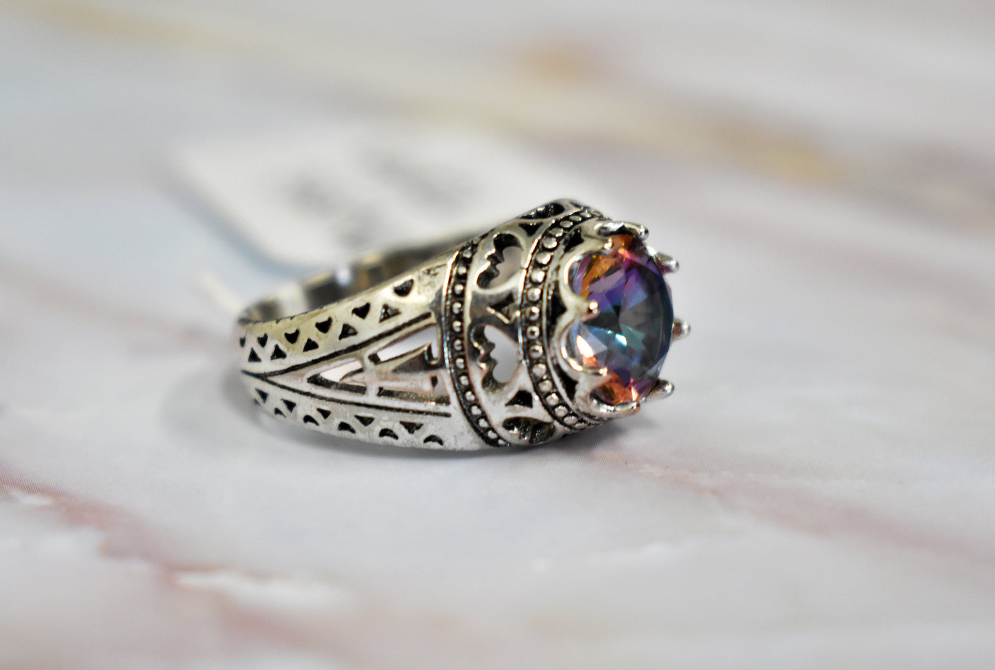 stones-of-transformation - Mystic Topaz Ring (Size 9) - Stones of Transformation - 