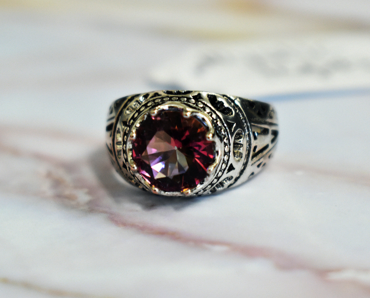 stones-of-transformation - Mystic Topaz Ring (Size 9) - Stones of Transformation - 