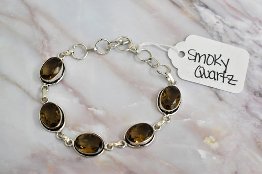 stones-of-transformation - Smoky Quartz Bracelet - Stones of Transformation - 