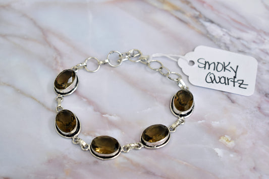 stones-of-transformation - Smoky Quartz Bracelet - Stones of Transformation - 