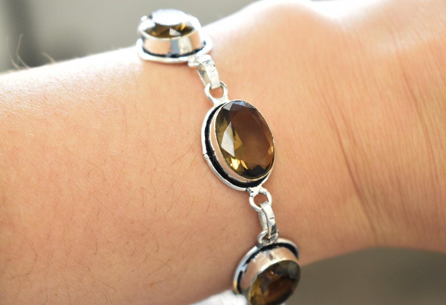 stones-of-transformation - Smoky Quartz Bracelet - Stones of Transformation - 