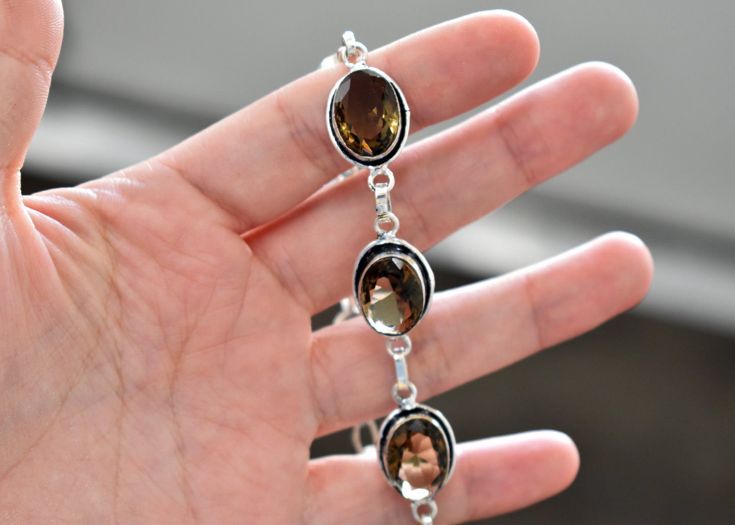 stones-of-transformation - Smoky Quartz Bracelet - Stones of Transformation - 