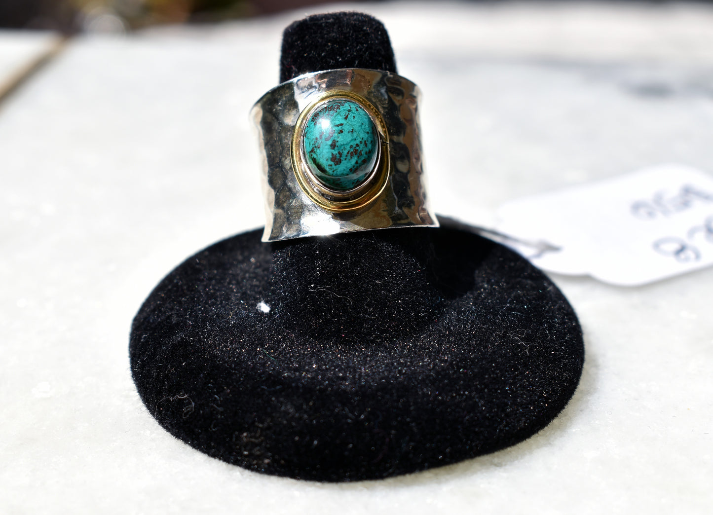 stones-of-transformation - Chrysocolla Ring (Size 8) - Stones of Transformation - 
