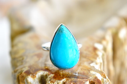 Sleeping Beauty Turquoise Ring (Size 8)