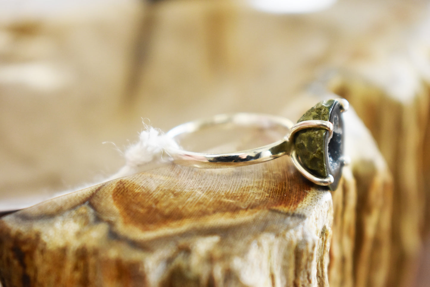 Agate Druzy Ring ( Size 6)