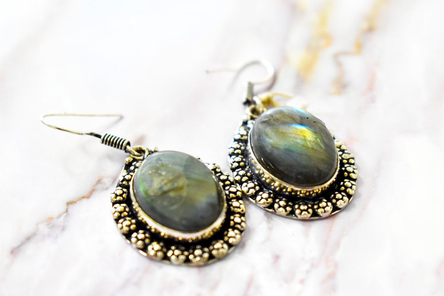 Labradorite Earrings