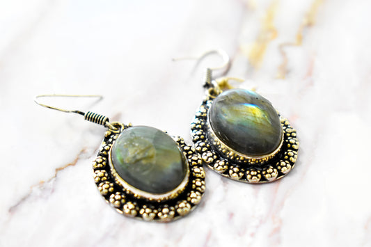 Labradorite Earrings