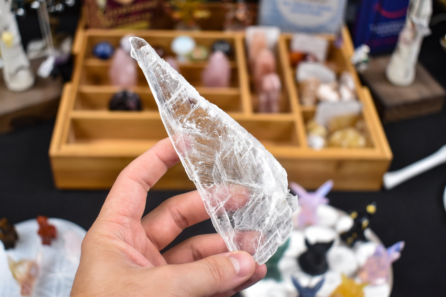 Utah Ice Selenite Slab