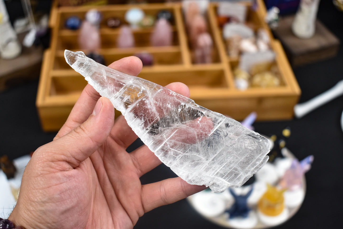 Utah Ice Selenite Slab