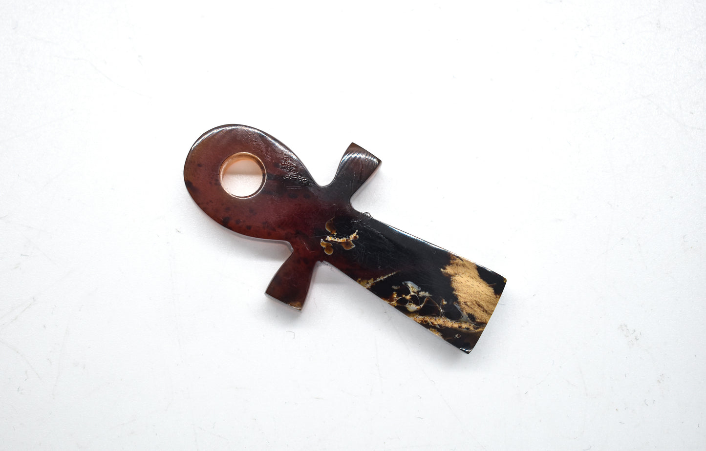 Blue Amber Ankh