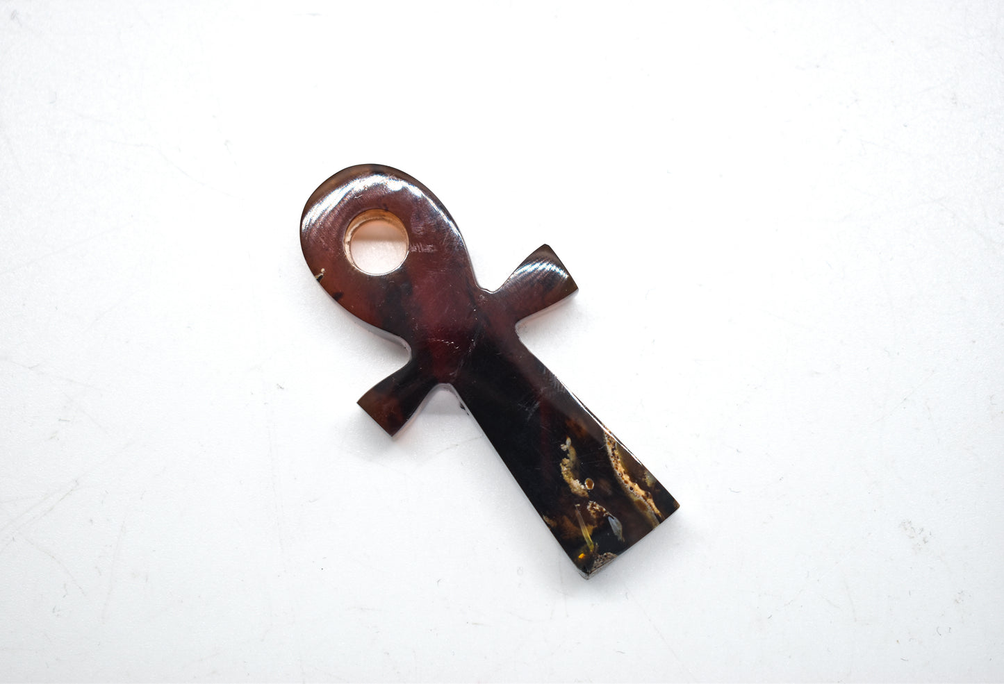 Blue Amber Ankh