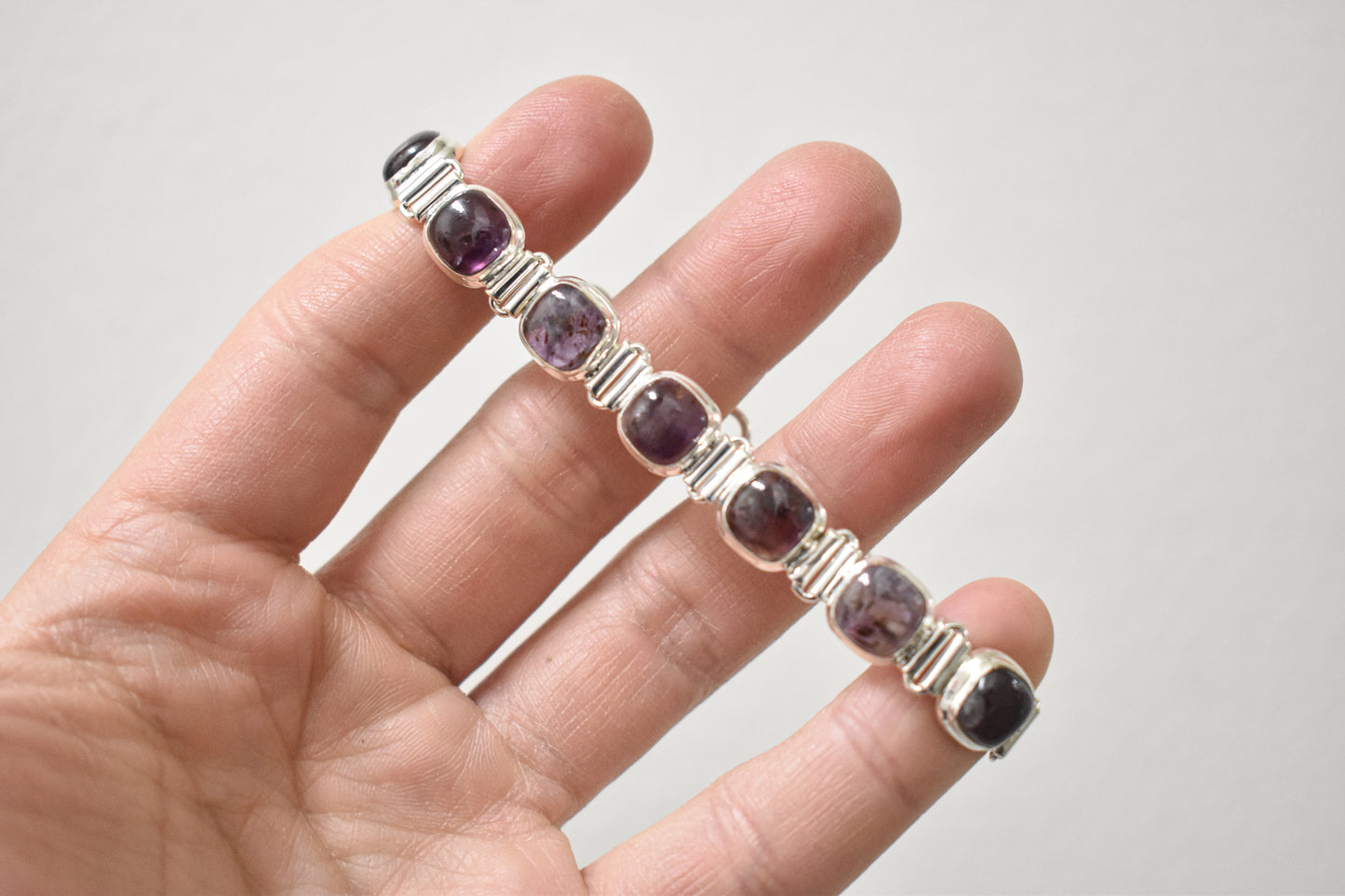 Sterling Silver Super 7 Tennis Bracelet