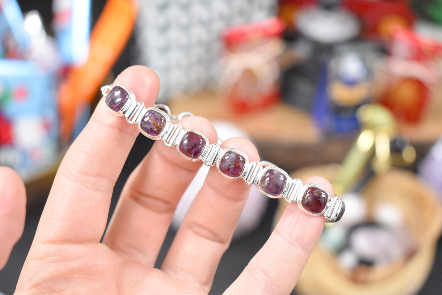 Sterling Silver Super 7 Tennis Bracelet