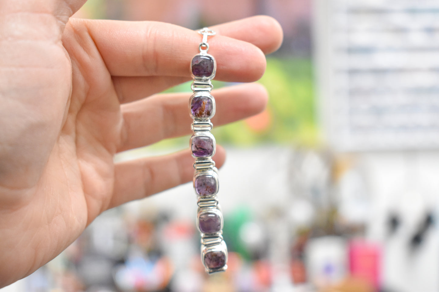 Sterling Silver Super 7 Tennis Bracelet