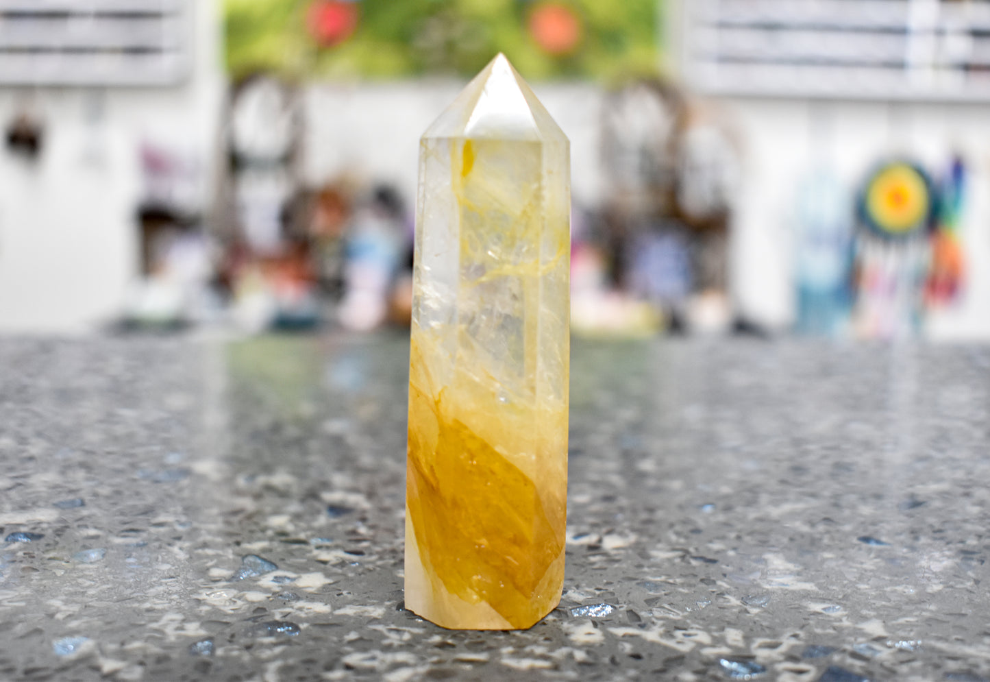 Golden Healer Quartz Tower