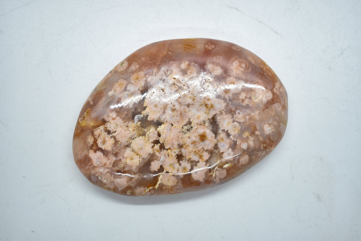 Flower Agate Palmstone