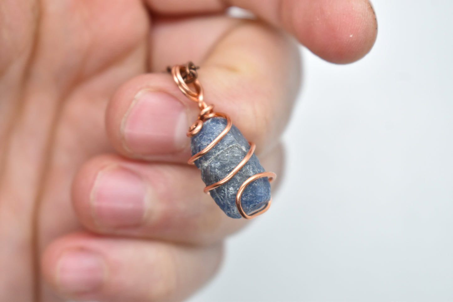 Copper Sapphire Necklace