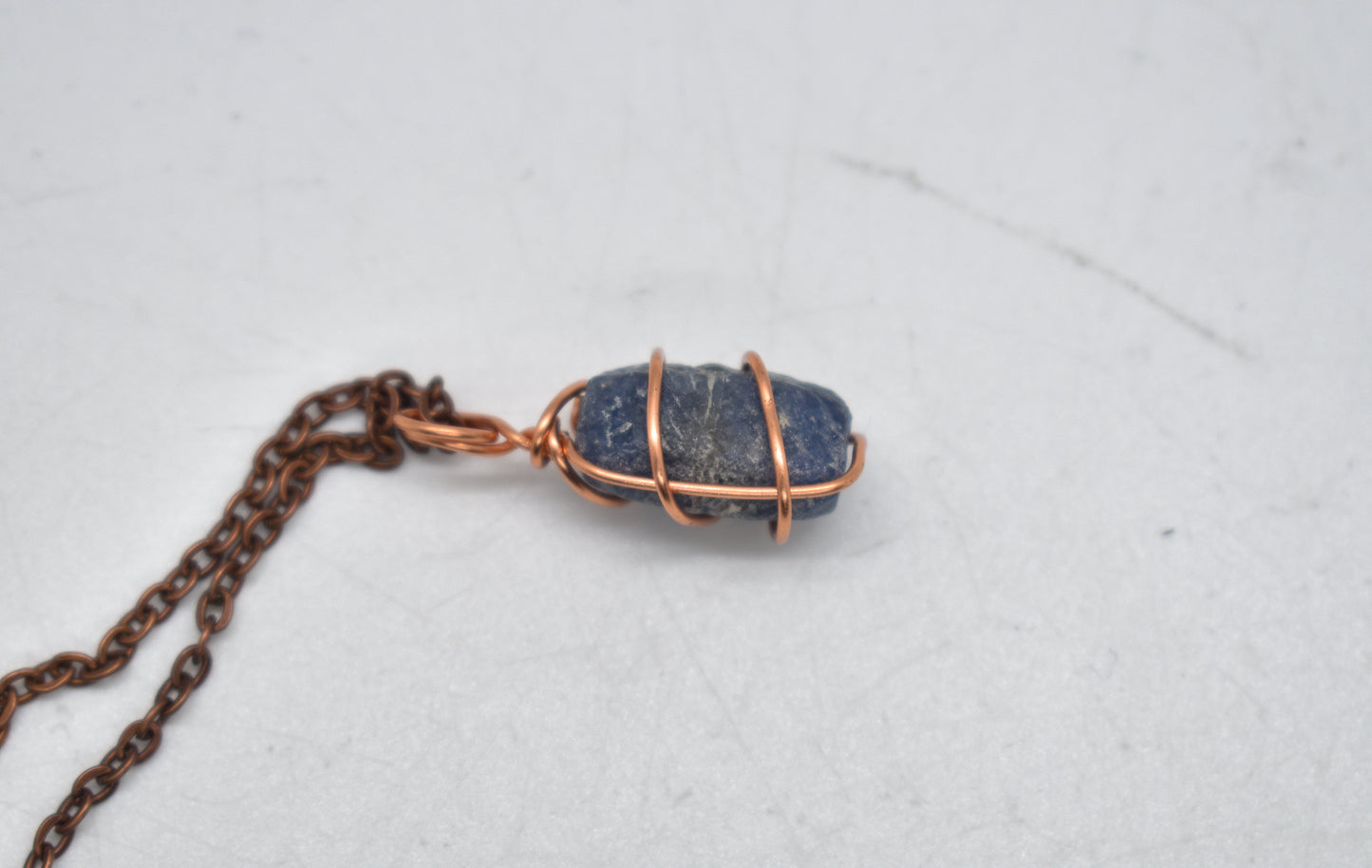 Copper Sapphire Necklace