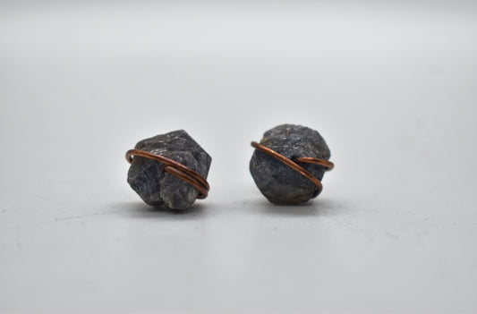 Copper Sapphire Earrings