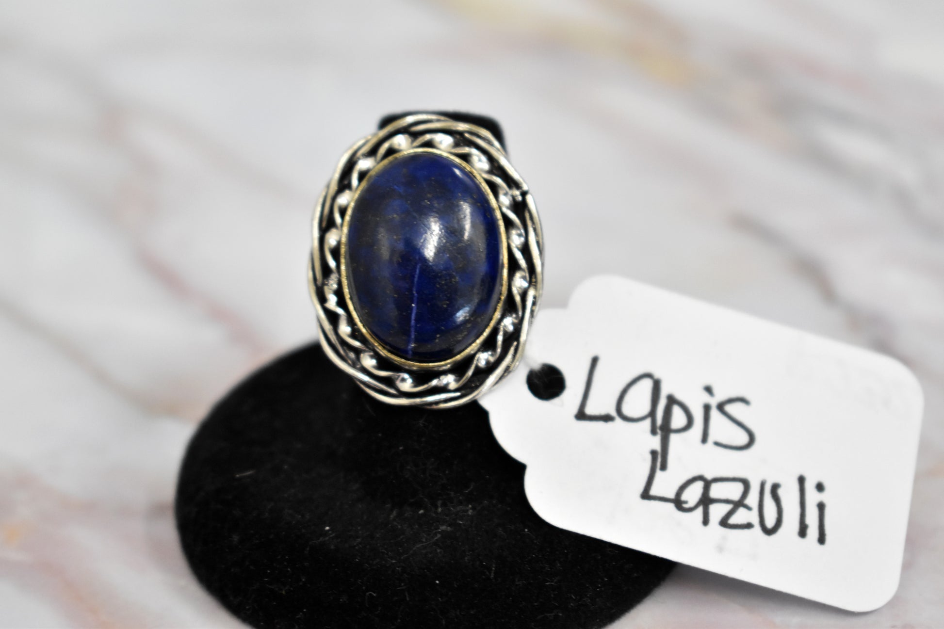 stones-of-transformation - Lapis Lazuli Ring (Size 7) - Stones of Transformation - 