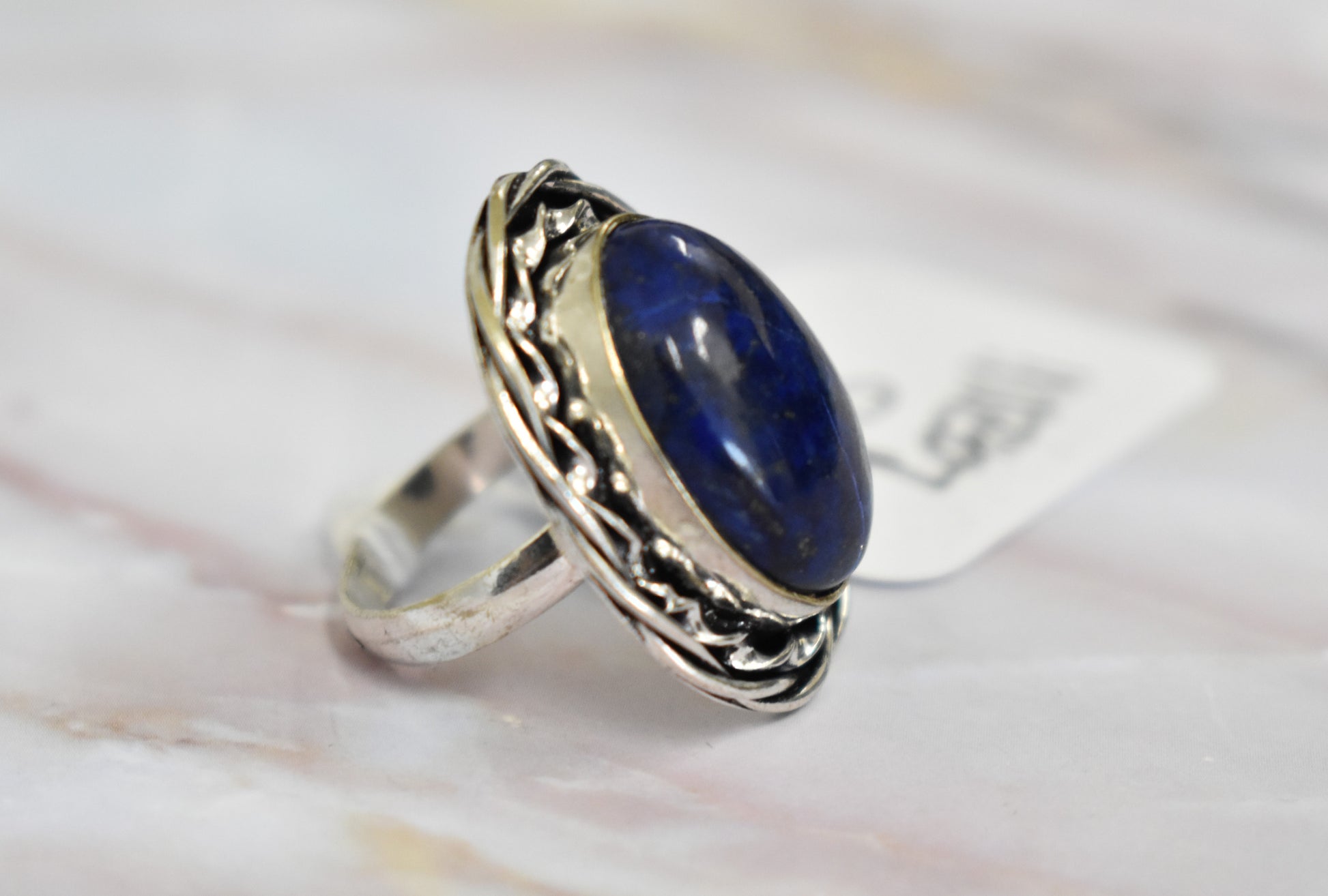 stones-of-transformation - Lapis Lazuli Ring (Size 7) - Stones of Transformation - 