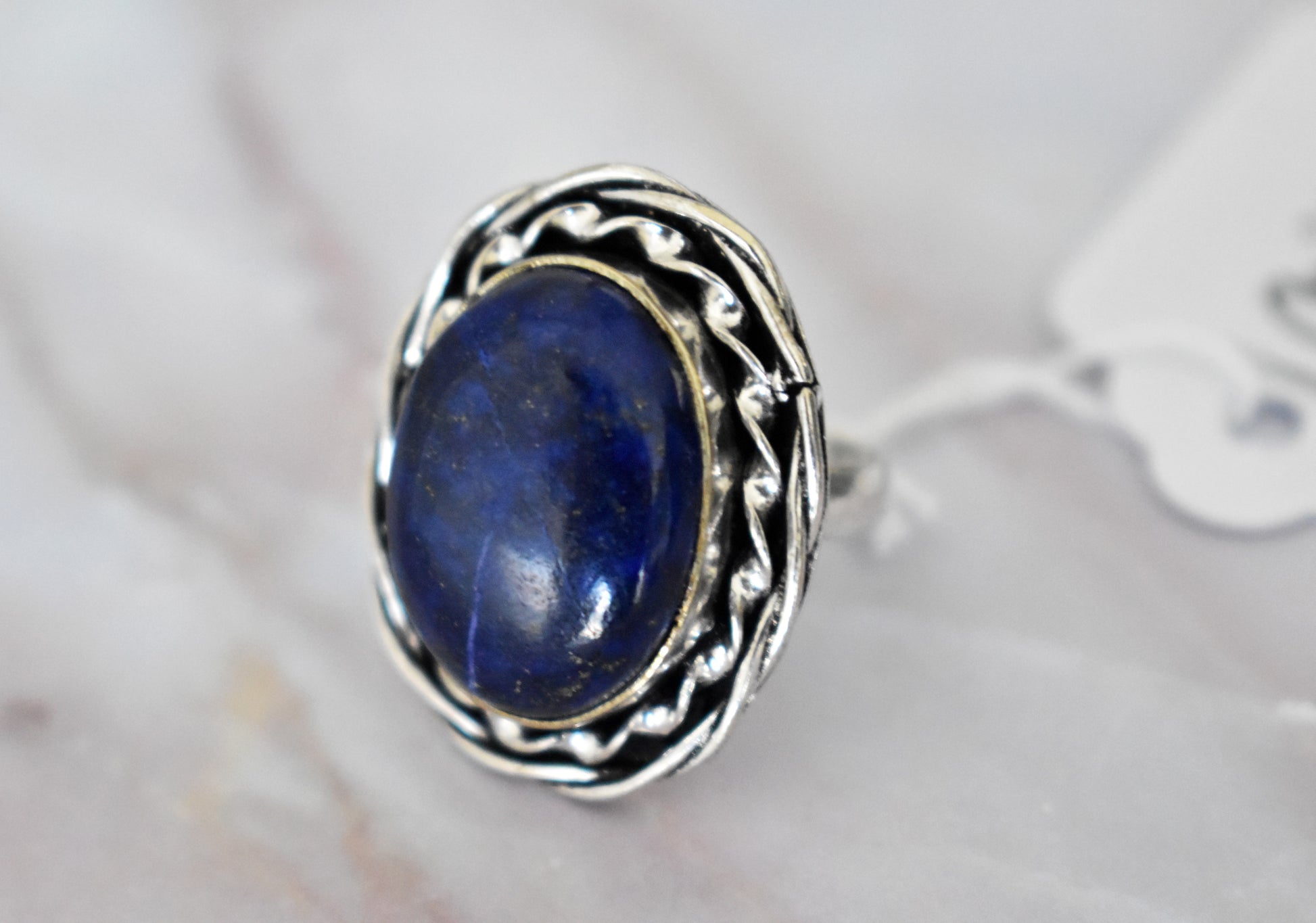 stones-of-transformation - Lapis Lazuli Ring (Size 7) - Stones of Transformation - 