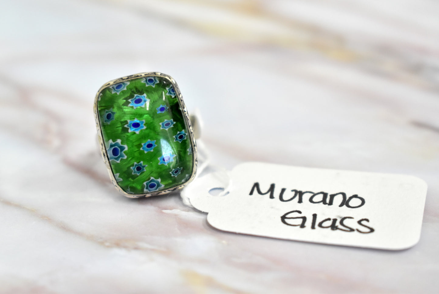 stones-of-transformation - Murano Glass Ring (Size 8) - Stones of Transformation - 