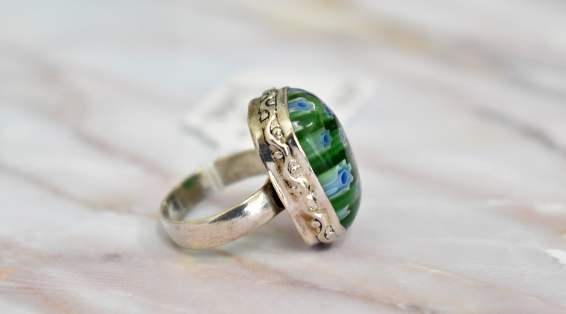 stones-of-transformation - Murano Glass Ring (Size 8) - Stones of Transformation - 